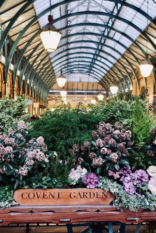 Covent Garden. Best instagrammable spots in London