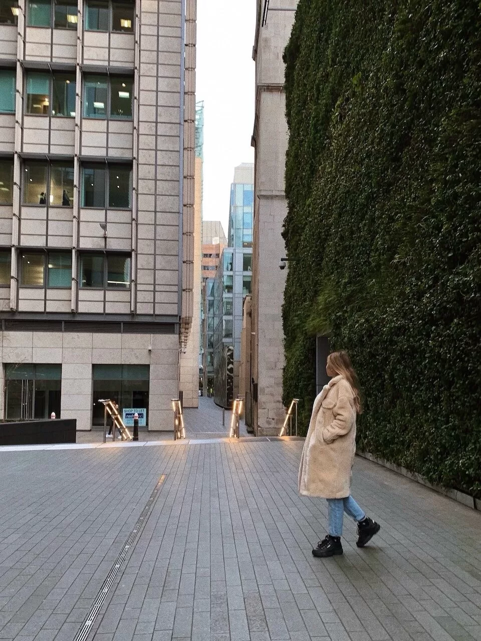 Living wall at Fenchurch Street. Most instagrammable places in London