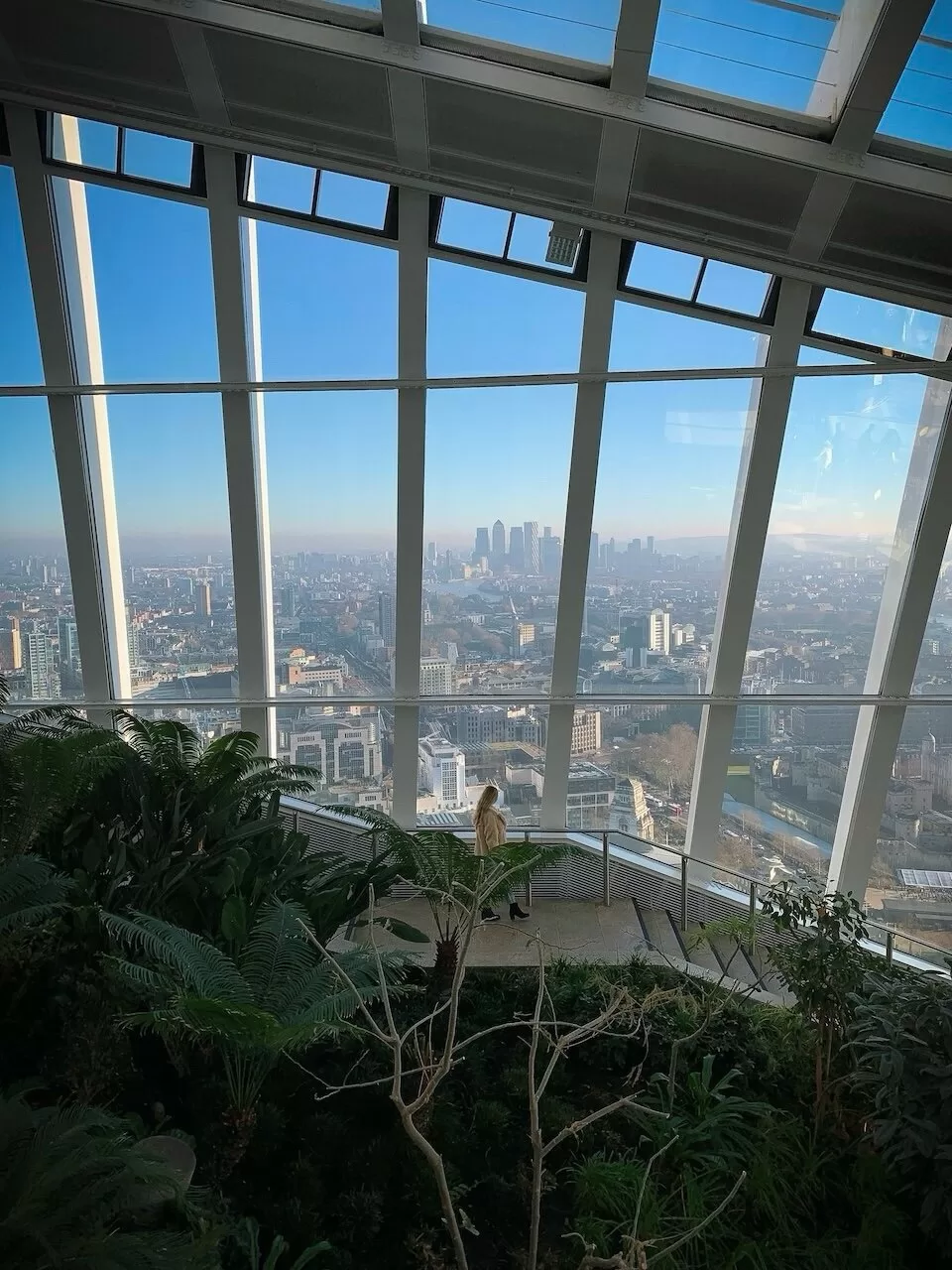 Sky Garden city views. Most instagrammable places in London