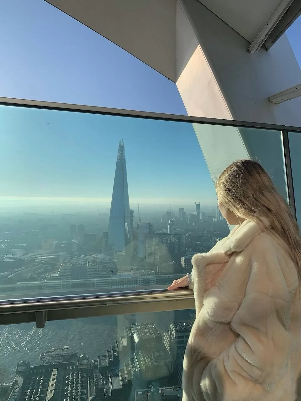 Sky Garden city views. Most instagrammable places in London