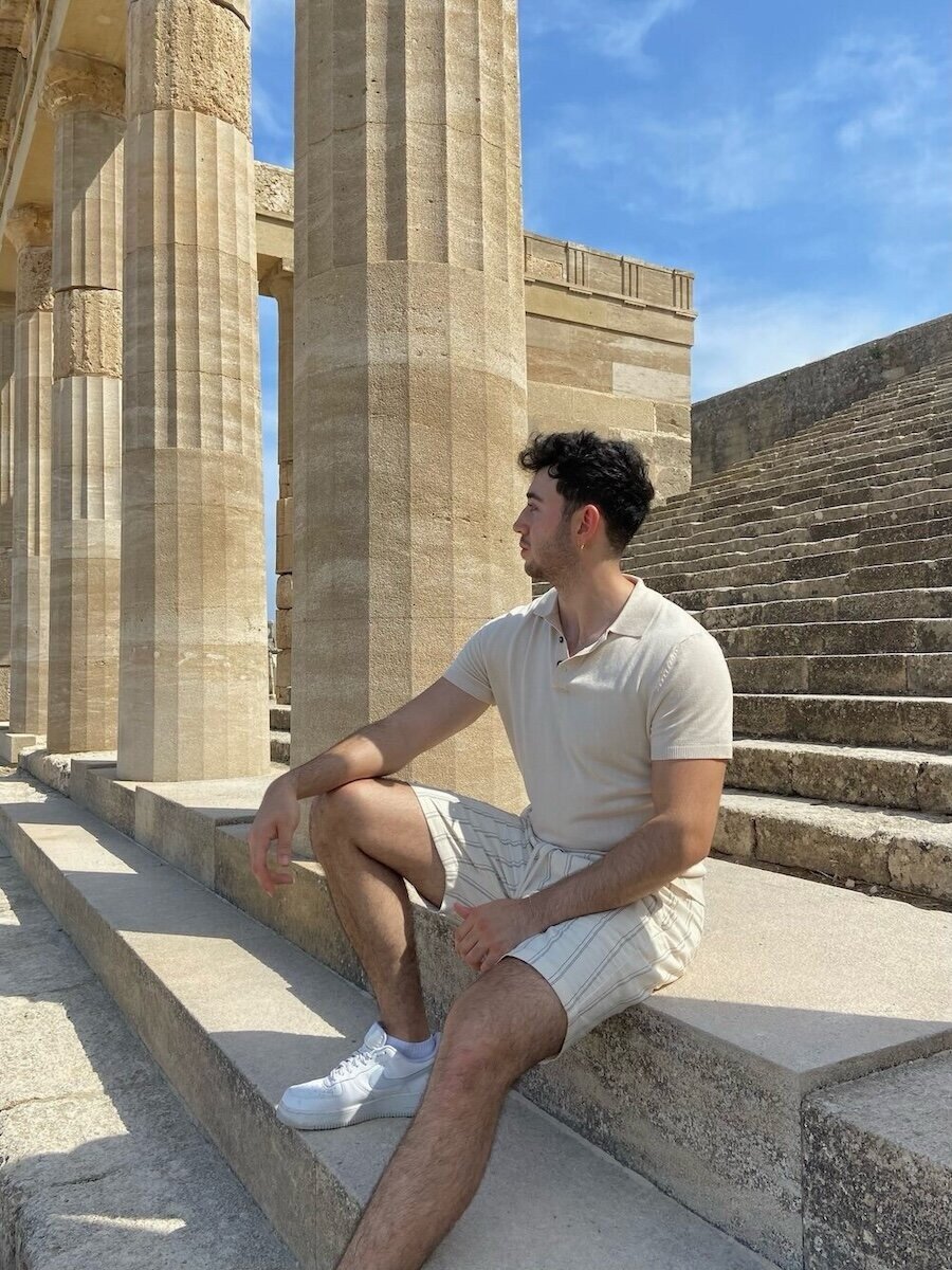Most instagrammable spots in Rhodes, Greece // Acropolis of Lindos