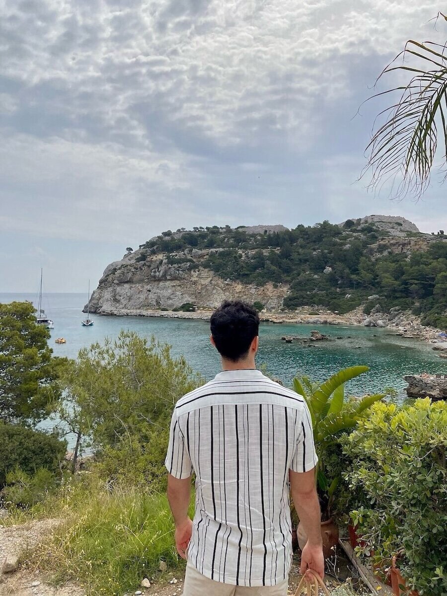 Most instagrammable spots in Rhodes, Greece: Anthony Quinn Bay