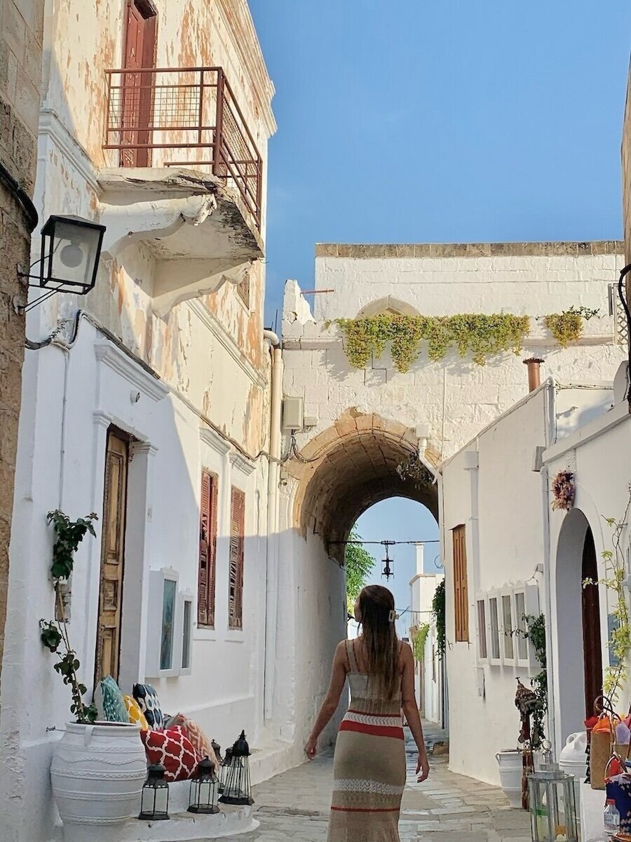 most instagrammable spots in Rhodes: Lindos