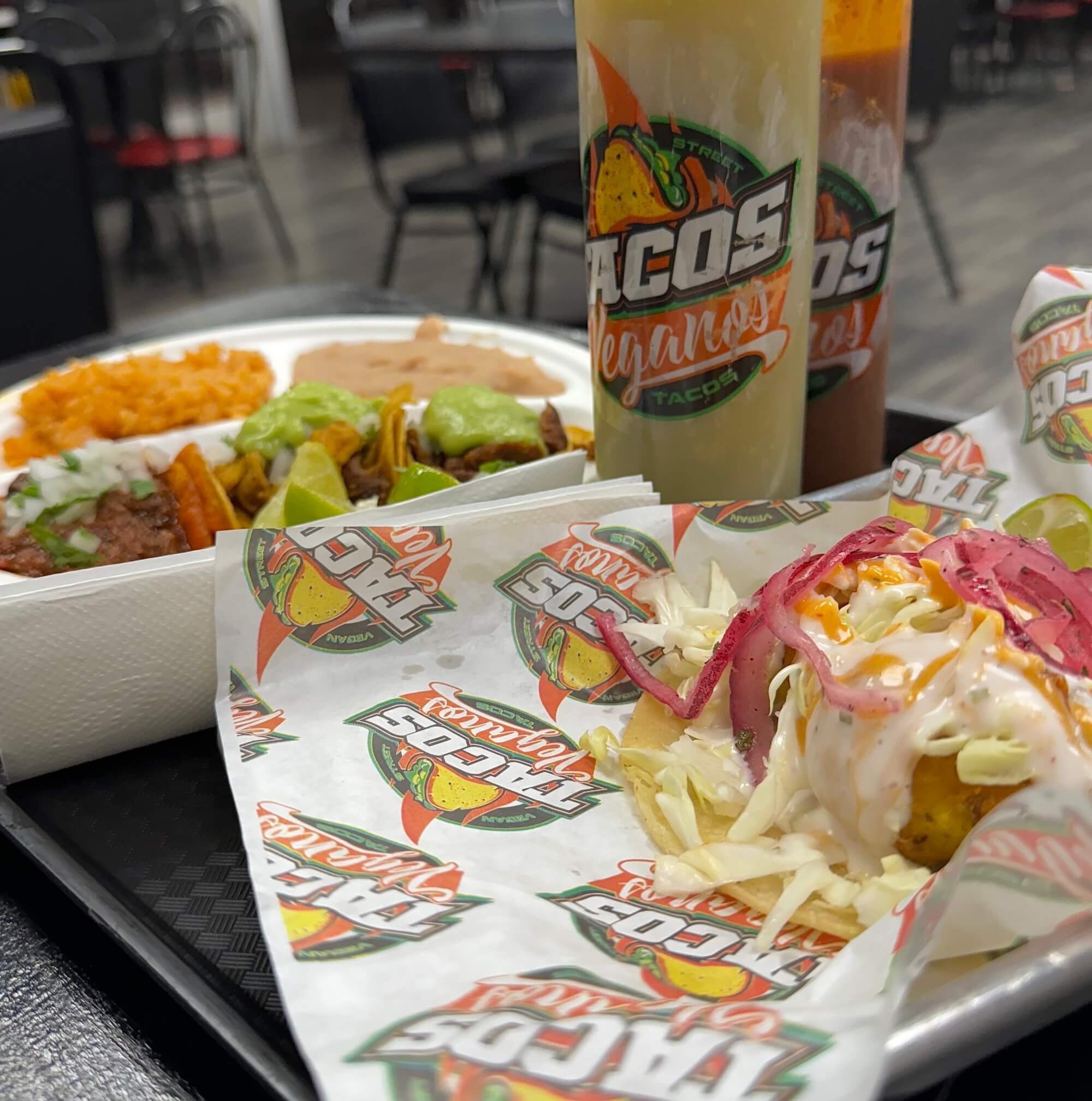 vegan food (tacos) in Phoenix
