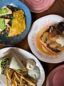 delicious plant-based brunch from a vegan restaurant in Seattle
